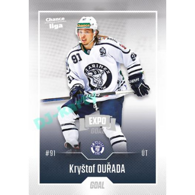 2022/23 Goal Cards Chance Liga 2. série #328 Kryštof Ouřada Expo Ostrava SILVER 1of2
