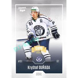 2022/23 Goal Cards Chance Liga 2. série #328 Kryštof Ouřada Expo Ostrava GOLD 1of2
