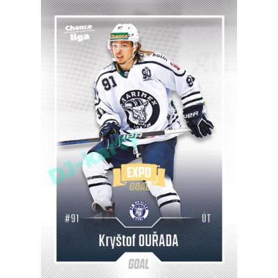 2022/23 Goal Cards Chance Liga 2. série #328 Kryštof Ouřada Expo Ostrava GOLD 1of2