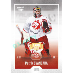 2022/23 Goal Cards Chance Liga 2. série #329 Patrik Švančara Expo Ostrava GOLD 1of2
