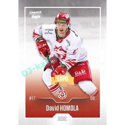 2022/23 Goal Cards Chance Liga 2. série #332 David Homola Expo