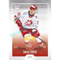 2022/23 Goal Cards Chance Liga 2. série #333 Jakub Žůrek Expo