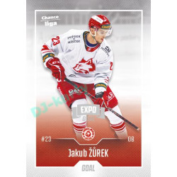 2022/23 Goal Cards Chance Liga 2. série #333 Jakub Žůrek Expo Ostrava SILVER 1of2