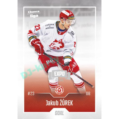 2022/23 Goal Cards Chance Liga 2. série #333 Jakub Žůrek Expo Ostrava SILVER 1of2