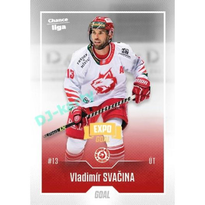 2022/23 Goal Cards Chance Liga 2. série #335 Vladimír Svačina Expo