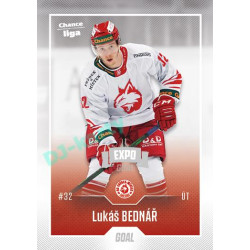 2022/23 Goal Cards Chance Liga 2. série #340 Lukáš Bednář Expo Ostrava SILVER 1of2