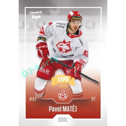 2022/23 Goal Cards Chance Liga 2. série #341 Pavel Matěj Expo