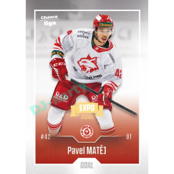 2022/23 Goal Cards Chance Liga 2. série #341 Pavel Matěj Expo Ostrava GOLD 1of2