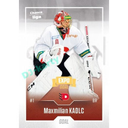 2022/23 Goal Cards Chance Liga 2. série #343 Maxmilian Kadlc Expo