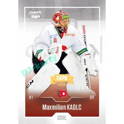 2022/23 Goal Cards Chance Liga 2. série #343 Maxmilian Kadlc Expo