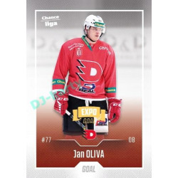 2022/23 Goal Cards Chance Liga 2. série #347 Jan Oliva Expo