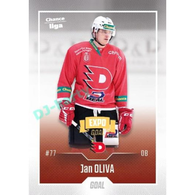 2022/23 Goal Cards Chance Liga 2. série #347 Jan Oliva Expo