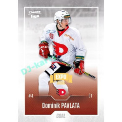 2022/23 Goal Cards Chance Liga 2. série #350 Dominik Pavlata Expo