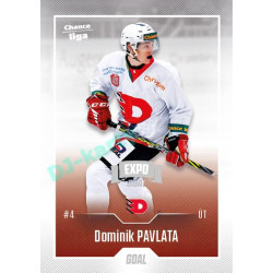 2022/23 Goal Cards Chance Liga 2. série #350 Dominik Pavlata Expo Ostrava SILVER 1of2