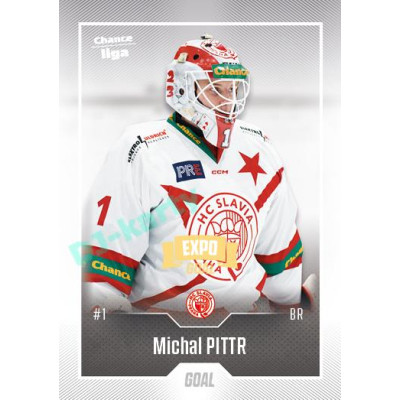 2022/23 Goal Cards Chance Liga 2. série #301 Michal Pittr Expo Ostrava GOLD 1of2