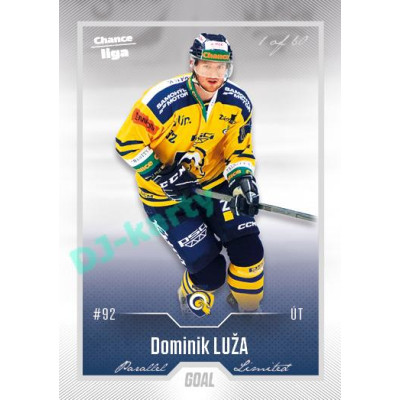 2022/23 Goal Cards Chance Liga 2. série #400 Dominik Luža Silver 1 of 60