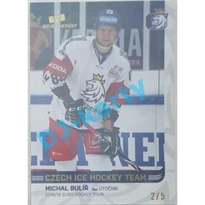 2018/19 MK reprezentace Michal Bulíř #3 2/5 Gold Rainbow