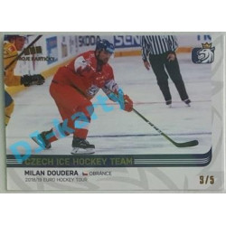 2018/19 MK reprezentace Milan Doudera #5 5/5 Gold Rainbow