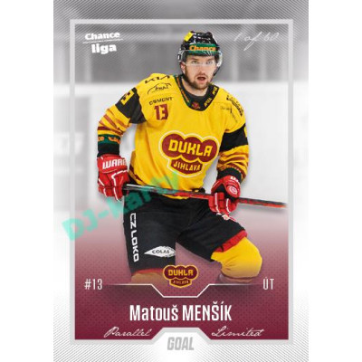 2022/23 Goal Cards Chance Liga Update #406 Matouš Menšík Silver 1 of 60