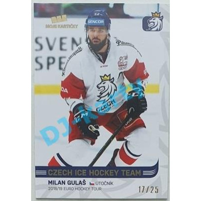 2018/19 MK reprezentace Milan Gulaš #7 17/25 Gold