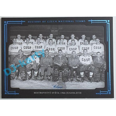 2021/22 OFS The Final Series Mistrovství světa 1966 Jugoslávie #HCNT-23 2/9 History of Czech National Teams