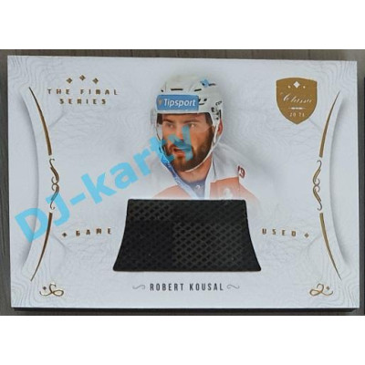 2021/22 OFS The Final Series Robert Kousal #STI-KOR Game Used Stick Gold PROMO