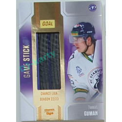 2022/23 Goal Cards Chance Liga 1. série #S-11 Tomáš Guman Game Stick 08/35