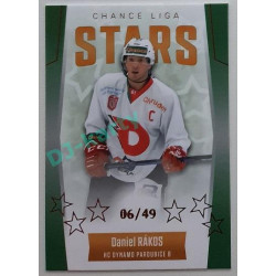 2022/23 Goal Cards Chance Liga 1. série #ST-11 Daniel Rákos Chance Liga Stars Parallel 23/49