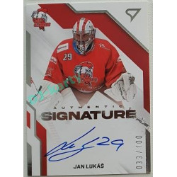 2022/23 Sportzoo ELH 2. série #AS2-JL Jan Lukáš Signature level 2 xxx/100