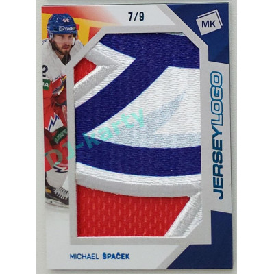 2023 MK reprezentace #JL-18 Michael Špaček Jersey Logo Memorabilia 7/9