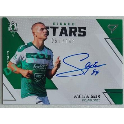 2022/23 Sportzoo Fortuna Liga 2. série #SL2-VS Václav Sejk Signed Stars Level 2 xx/149