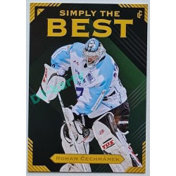 2023 Legendary Cards Simply the Best #33 Roman Čechmánek