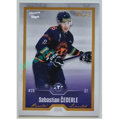 2022/23 Goal Cards Chance Liga Update #440 Sebastian Čederle Gold xx/23