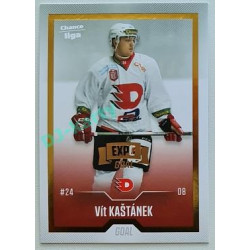2022/23 Goal Cards Chance Liga 2. série #346 Vít Kaštánek Expo Gold 1 of 3