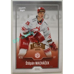 2022/23 Goal Cards Chance Liga 2. série #339 Štěpán Macháček Expo Silver 1 of 3