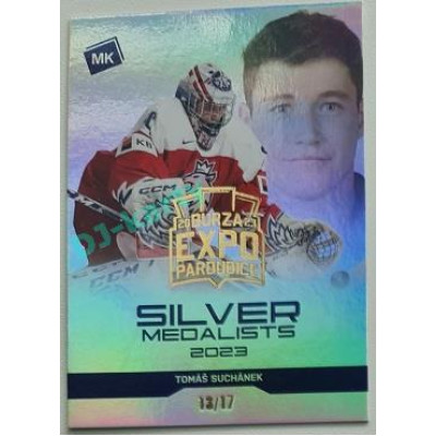 2023 MK reprezentace #SM-01 Tomáš Suchánek Silver Medalists U20 Expo xx/17