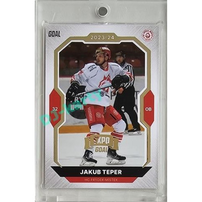 2023/24 Goal cards Chance Liga 2. série #315 Jakub Teper Expo Gold 1of7