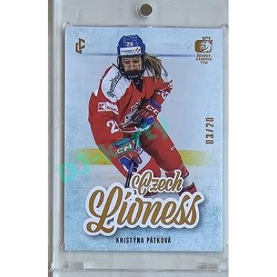 2023/24 LC Expectations Road to Prague #LI-05 Kristýna Pátková Czech Lioness Gold xx/20