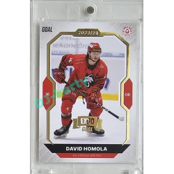 2023/24 Goal cards Chance Liga 2. série #316 David Homola Expo Gold 1of7