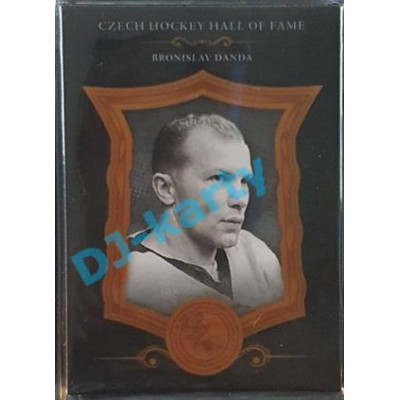 2020 OFS Síň slávy českého hokeje Bronislav Danda #SSCH-051 24/25 Black Cut