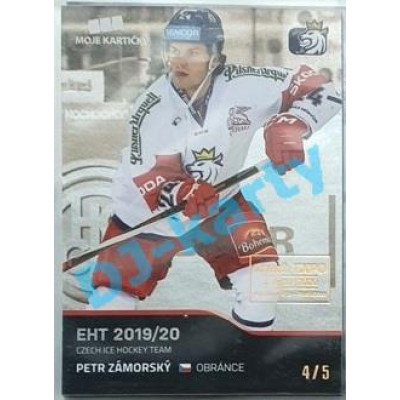 2020 MK reprezentace Petr Zámorský #41 4/5 Silver Czech Expo