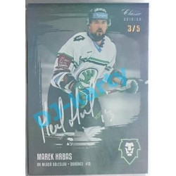 2019/20 OFS Marek Hrbas #142 3/5 Black Rainbow Signature