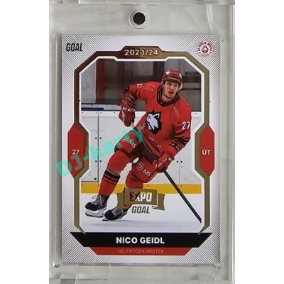 2023/24 Goal cards Chance Liga 2. série #321 Nico Geidl Expo Gold 1of7