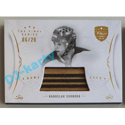 2021/22 OFS The Final Series Radoslav Svoboda #STI-SVR 06/20 Game Used Stick Gold