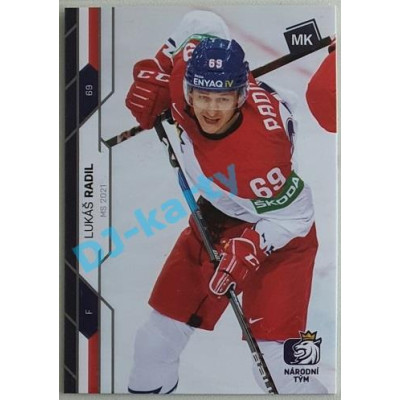 2021 MK reprezentace Lukáš Radil MS 2021 #70 1/5 Blue