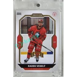 2023/24 Goal cards Chance Liga 2. série #322 Radek Veselý Expo Gold 1of7