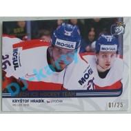 2018/19 MK reprezentace Kryštof Hrabík #66 01/25 Gold