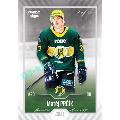 2022/23 Goal Cards Chance Liga Update #415 Matěj Prčík Silver 1 of 60