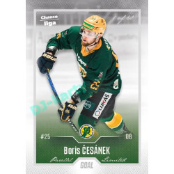 2022/23 Goal Cards Chance Liga Update #416 Boris Česánek Silver 1 of 60