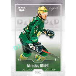 2022/23 Goal Cards Chance Liga Update #418 Miroslav Holec Silver 1 of 60